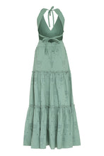 Load image into Gallery viewer, Broderie anglaise inserts cotton long dress
