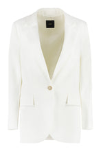 Load image into Gallery viewer, Single-breasted viscose blazer
