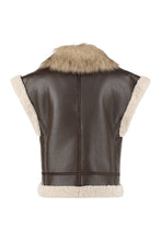 Load image into Gallery viewer, Gema faux sheepskin waistcoat
