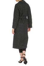 Load image into Gallery viewer, Giacomo double-breasted Prince-of-Wales wool coat
