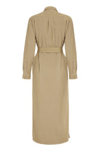 Load image into Gallery viewer, Belted cotton shirtdress
