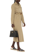 Load image into Gallery viewer, Belted cotton shirtdress
