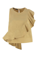 Load image into Gallery viewer, Fortunata ruffled asymmetric top
