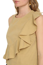 Load image into Gallery viewer, Fortunata ruffled asymmetric top
