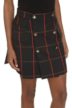 Load image into Gallery viewer, Check pattern wool skirt
