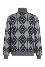 Load image into Gallery viewer, Two-tone wool knit turtleneck pullover
