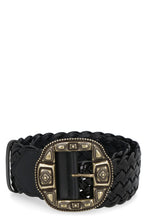 Load image into Gallery viewer, Leather braided belt
