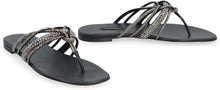 Load image into Gallery viewer, Leather flat sandals

