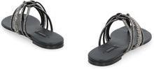 Load image into Gallery viewer, Leather flat sandals
