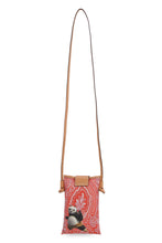Load image into Gallery viewer, Paisley print crossbody phone holder
