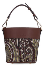 Load image into Gallery viewer, Globetrotter Jacquard fabric bucket bag
