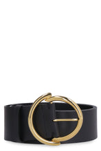Load image into Gallery viewer, Round-buckle leather belt
