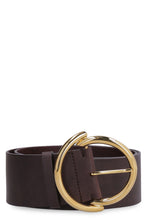 Load image into Gallery viewer, Round-buckle leather belt
