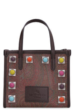 Load image into Gallery viewer, Globetrotter mini tote bag with studs
