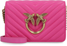 Load image into Gallery viewer, Love Click Mini quilted leather crossbody bag
