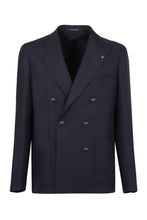 Load image into Gallery viewer, Double-breasted virgin wool jacket
