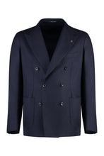 Load image into Gallery viewer, Double-breasted virgin wool jacket
