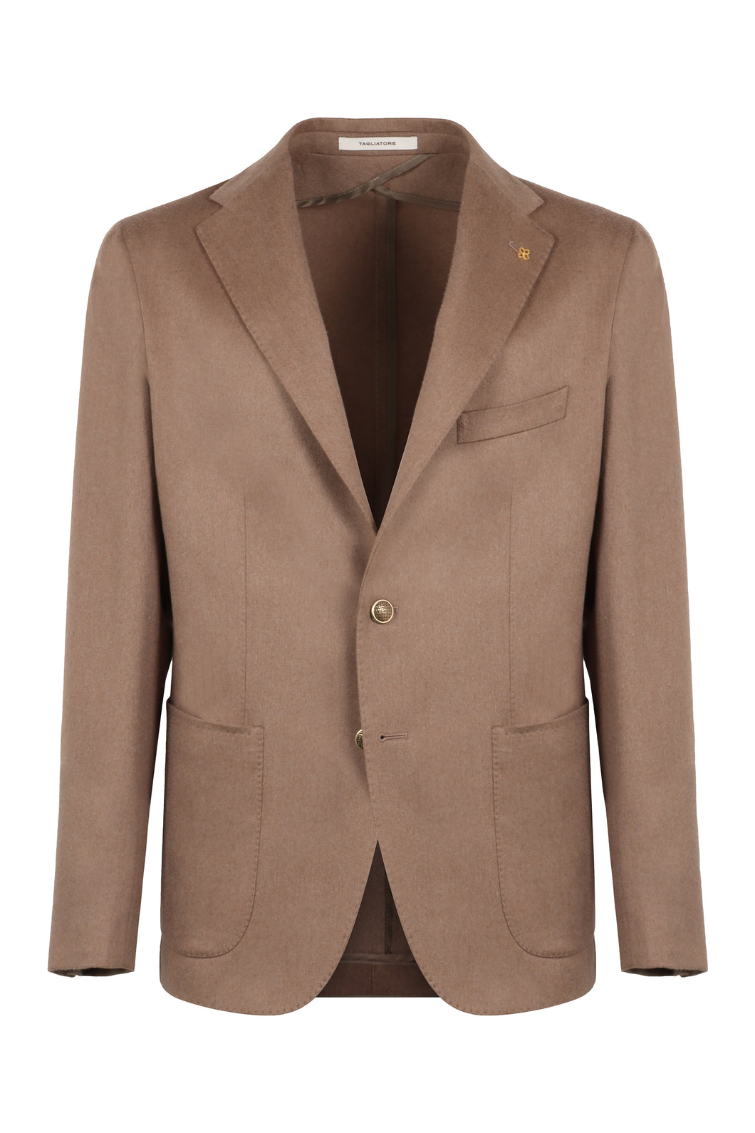 Single-breasted wool jacket