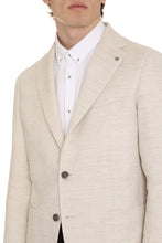 Load image into Gallery viewer, Cotton blend single-breast jacket
