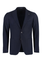 Load image into Gallery viewer, Single-breasted virgin wool jacket
