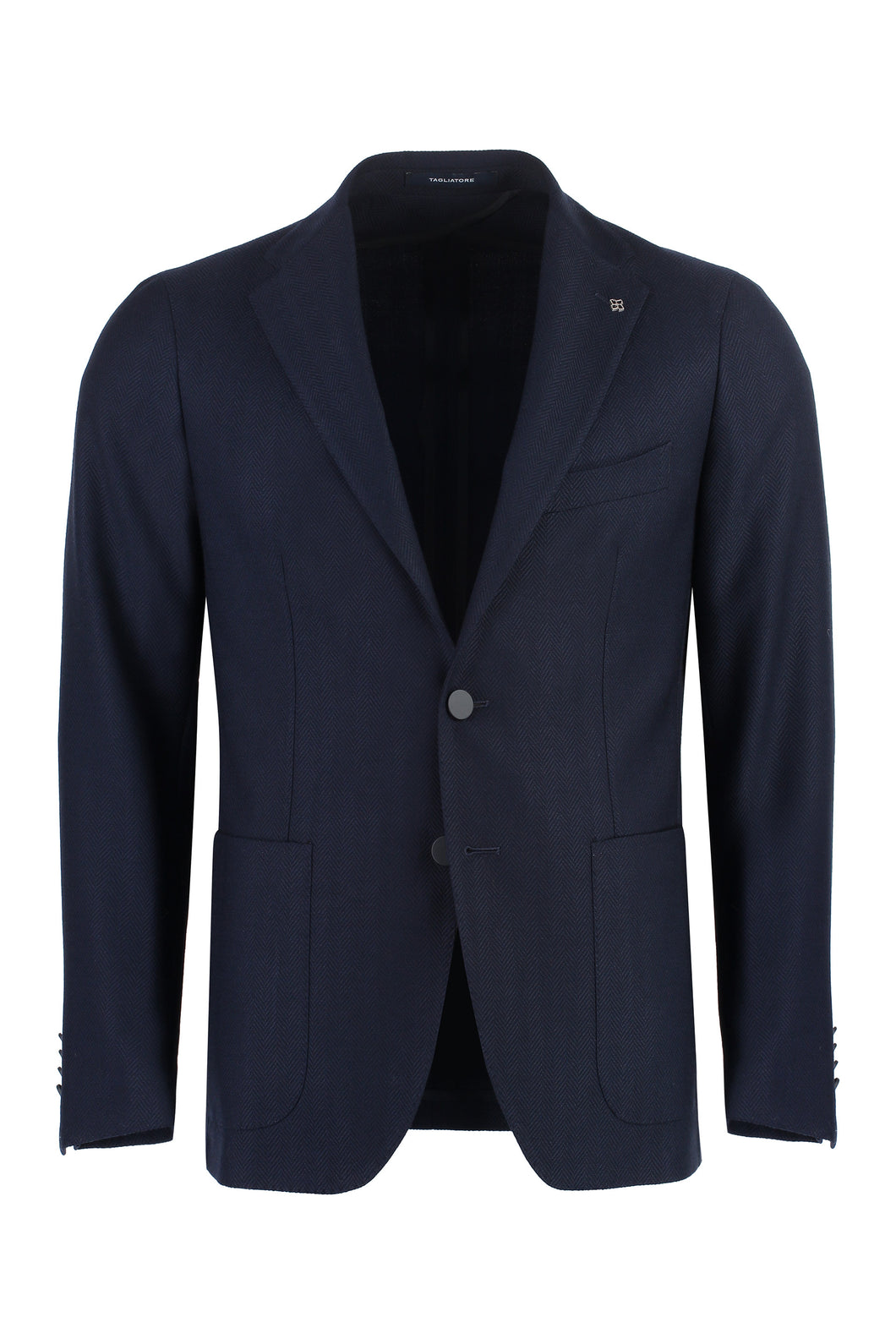 Single-breasted virgin wool jacket