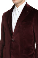 Load image into Gallery viewer, Single-breasted velvet jacket
