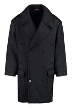 Load image into Gallery viewer, Wool blend double-breasted coat
