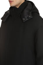 Load image into Gallery viewer, Reversible hooded down jacket
