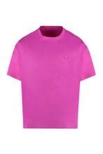 Load image into Gallery viewer, Nylon panel crew-neck t-shirt
