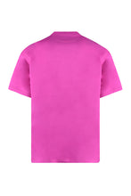 Load image into Gallery viewer, Nylon panel crew-neck t-shirt
