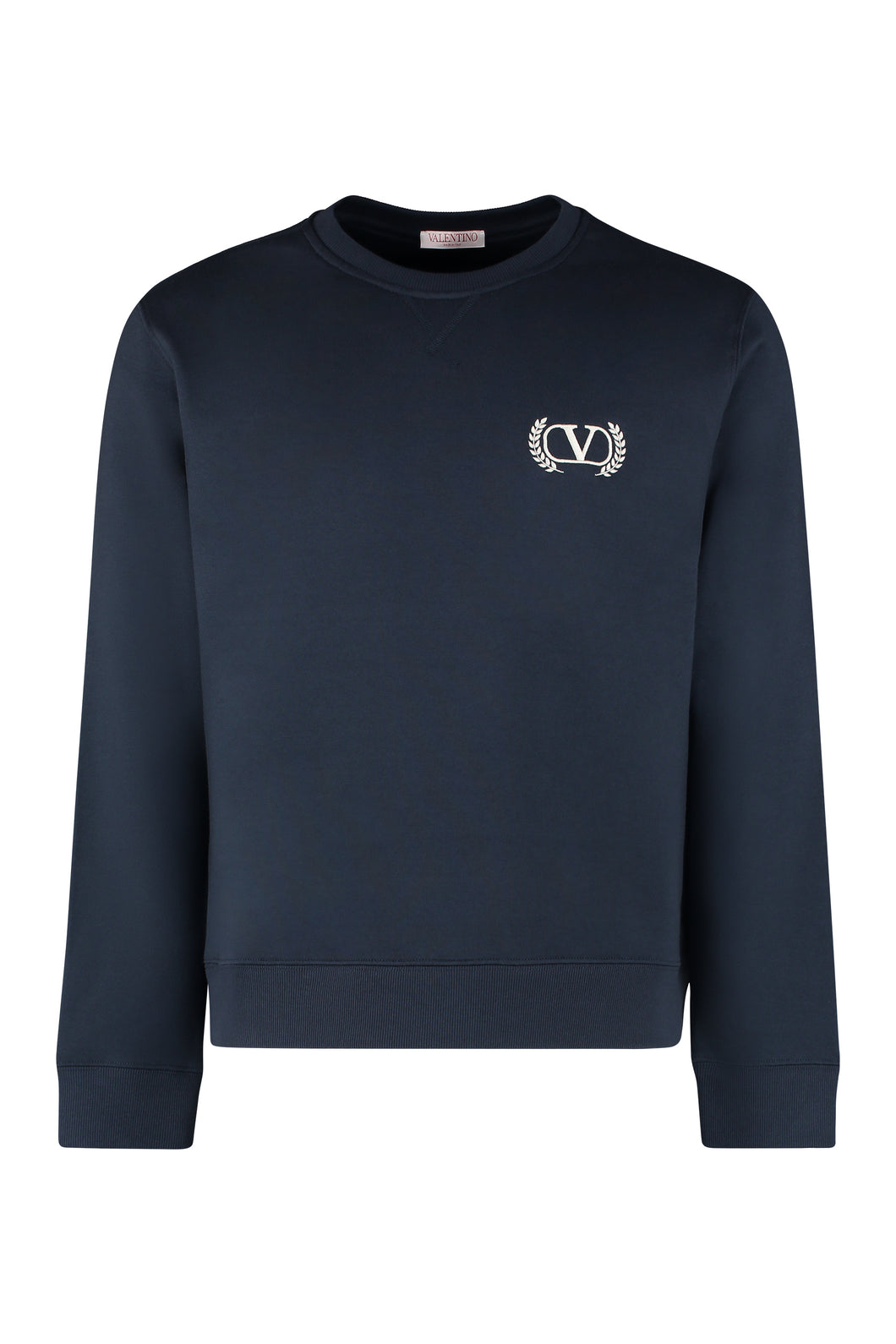 Embroidered cotton sweatshirt
