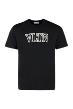 Load image into Gallery viewer, VLTN embroidered cotton t-shirt
