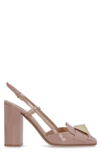 Load image into Gallery viewer, Valentino Garavani - One Stud patent leather slingback pumps
