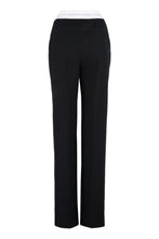 Load image into Gallery viewer, High-waist wide-leg trousers
