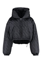 Load image into Gallery viewer, Hooded padded bomber jacket
