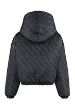 Load image into Gallery viewer, Hooded padded bomber jacket
