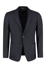 Load image into Gallery viewer, Wool single-breasted blazer
