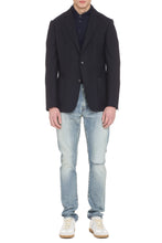 Load image into Gallery viewer, Wool single-breasted blazer
