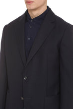 Load image into Gallery viewer, Wool single-breasted blazer
