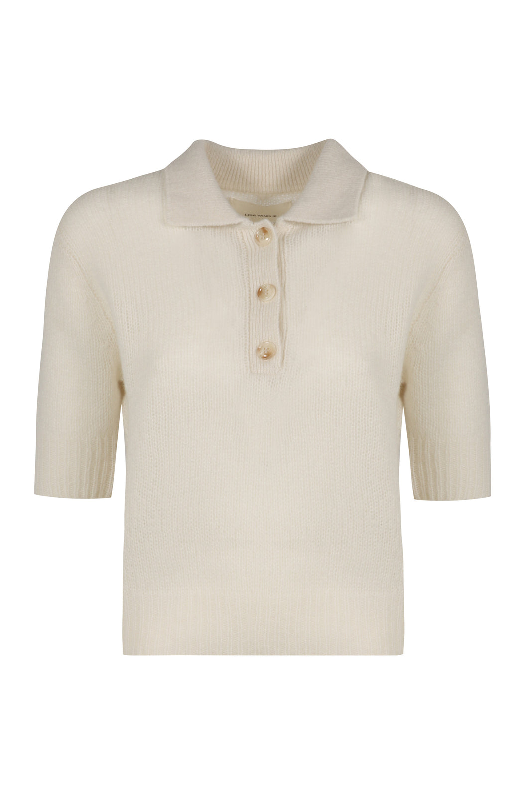 Knitted polo shirt