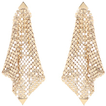 Load image into Gallery viewer, Pixel Metal mesh earrings
