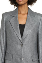 Load image into Gallery viewer, Violante lurex wool-blend blazer

