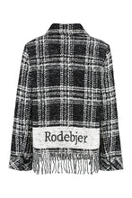 Load image into Gallery viewer, Olivia Logo checked wool jacket
