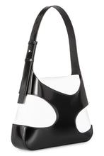 Load image into Gallery viewer, Leather and canvas shoulder bag
