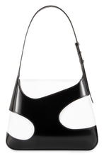 Load image into Gallery viewer, Leather and canvas shoulder bag
