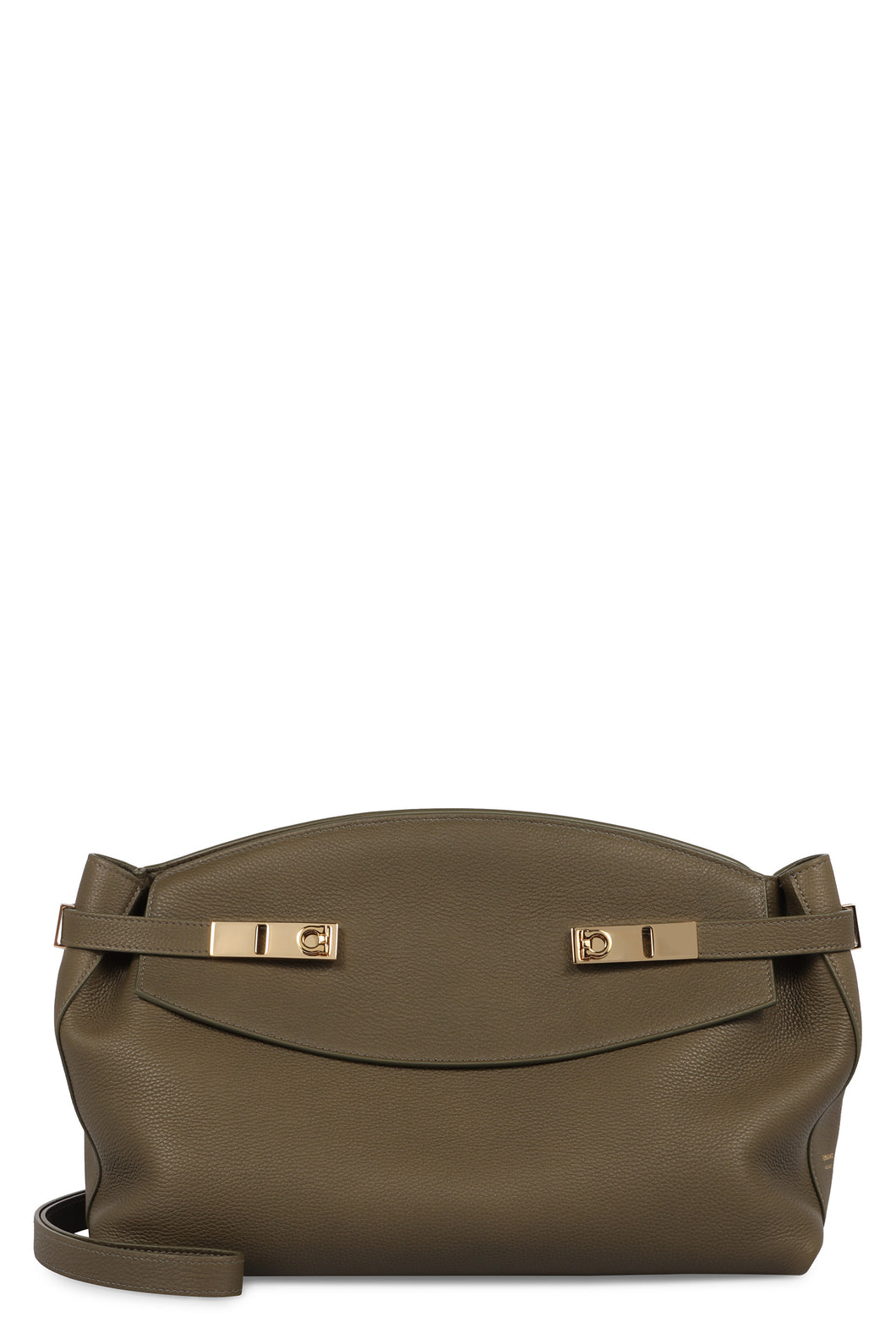 Hug leather shoulder bag