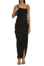 Load image into Gallery viewer, Saudade Draped asymmetric dress
