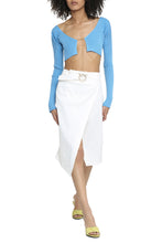 Load image into Gallery viewer, Pralu ribbed cropped cardigan
