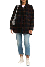 Load image into Gallery viewer, Harveli checked wool blend coat
