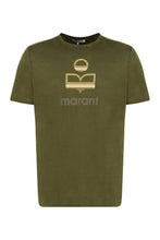 Load image into Gallery viewer, Logo print linen t-shirt
